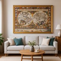 Grande quadro decorativo 2x1,5 metri