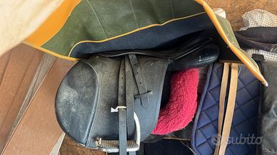 Sella inglese con sottoselle