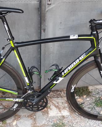 bici carbonio haibike ruote profilo alto 40mm