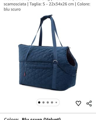 borsa per trasporto cucciolo