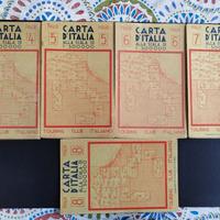 Touring Club cartine stradali anni 50