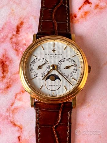 Vacheron Constantin calendario fasi Luna oro 18 kt