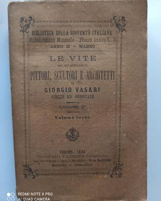 Vasari "Le vite pittori, scultori e architetti"