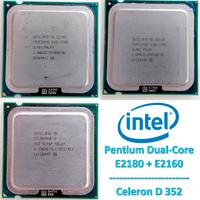 3 CPU Intel 775 Pentium E2180 - E2160 - Celeron D
