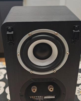 Numan retrospetiv con woofer posteriore