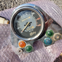 Contachilometri tachimetro cromato custom bobber