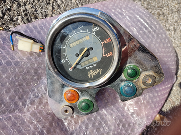 Contachilometri tachimetro cromato custom bobber