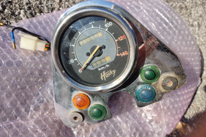 Contachilometri tachimetro cromato custom bobber