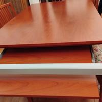 Tavolo Calligaris con 4 sedie ciliegio