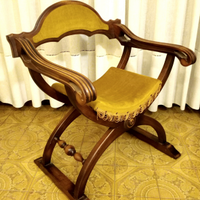 Antichita' Poltrona Savonarola 80x63 cm