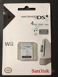 Nintendo DS Wii SDHC Sandisk 4GB