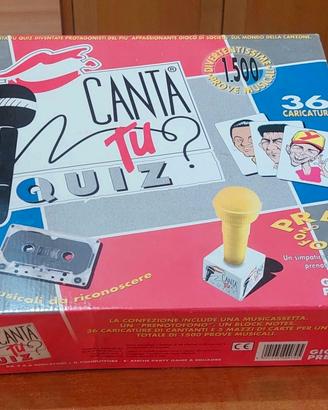"CANTA TU?" Quiz Anni 80/90 Giochi Preziosi