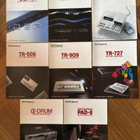 Brochure strumenti musicali ROLAND / KORG anni 80