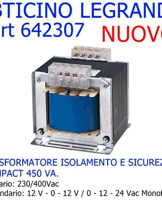 Trasformatore Isolamento Sicurezza Legrand 642307