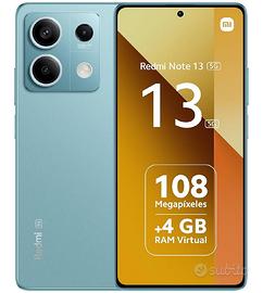 XIAOMI REDMi NOTE 13 5G-256GB RAM 8GB NUOVO