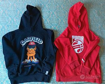 Felpe Puma e Benetton Garfield con cappuccio