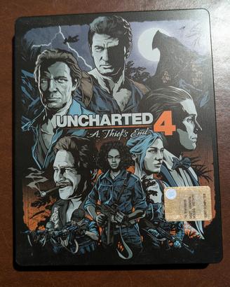Uncharted 4 steelbook ps4