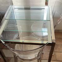 GLIVARP Tavolo allungabile, vetro 75/115x70 cm