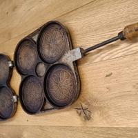 Tigelliera 4 stampi Fonderie Borsi Bologna