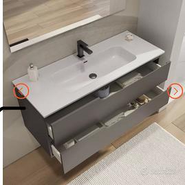 Lavabo integrato 120 cm