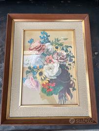 stampa anni 60 con cornice