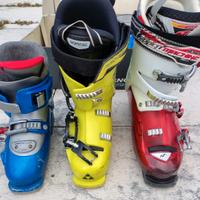 Scarponi  da sci, 34/35/36, 38/39 e 43/44 di piede