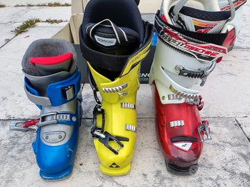 Scarponi  da sci, 34/35/36, 38/39 e 43/44 di piede