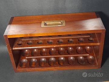 SAVINELLI PORTA PIPE 16 POSTI IN LEGNO 