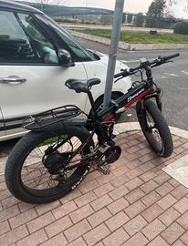 Bicicletta elettrica fat bike 1000W batteria nuova
