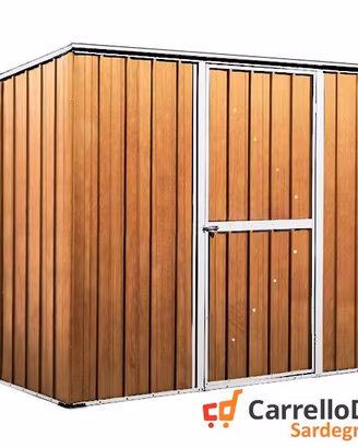 Casetta box giardino Acciaio 260x185 fin legno