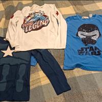 Lotto 3 maglie bimbo 8/10 anni