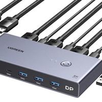 UGREEN Switch KVM Displayport 8K 60Hz