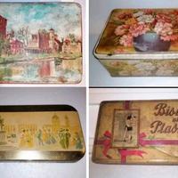 Scatole di latta vintage 