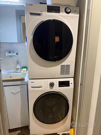 Colonna lavatrice e asciugatrice Haier