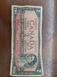 banconota da 2 dollari canadese