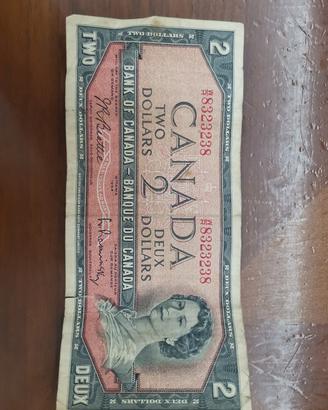 banconota da 2 dollari canadese