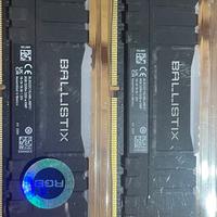DDR4 Crucial Ballistix RGB 2x8GB 3200