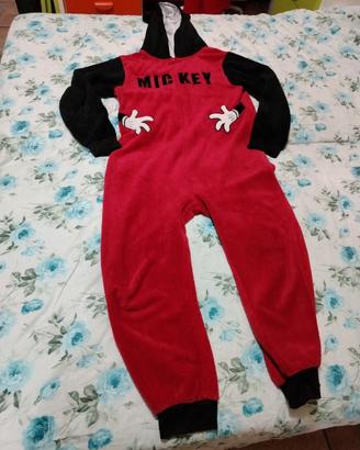 Tutone in felpa pile Disney Mickey tg L ragazzi 