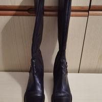 Stivale donna  Seta baby nero  - Angelo Bervicato