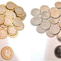 lotto 250 Monete - lire - straniere - gettoni