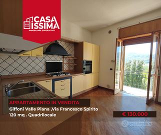 Luminoso quadrilocale 120 mq