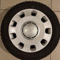 Cerchi in ferro Fiat 500 con pneumatici invernali