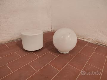 Coppia Diffusori/Globi Vintage Anni '70/'80 