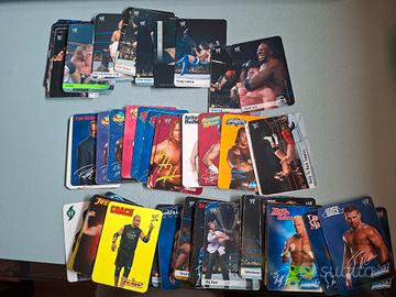 lotto 102 carte wrestling