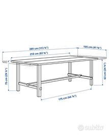TAVOLO IKEA IN  LEGNO ALLUNGABILE