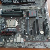 Blocco mobo Asus Prime b250-pro+cpu i3 6300+dissi