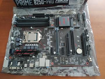 Blocco mobo Asus Prime b250-pro+cpu i3 6300+dissi