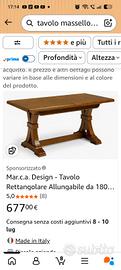 tavolo e sedie 