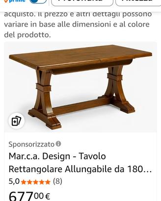 tavolo e sedie 