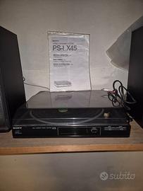 Giradischi Sony PS-LX45 con casse
